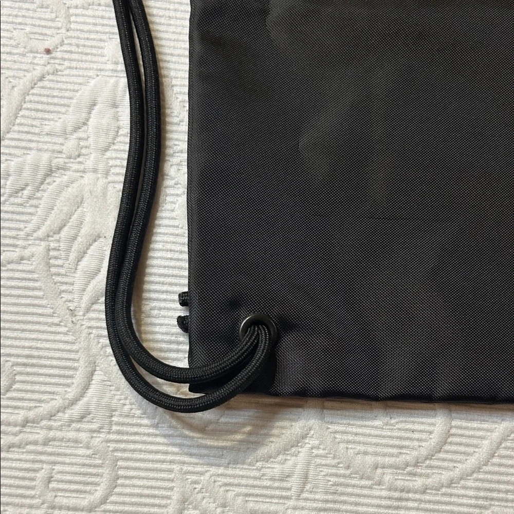 Balenciaga Black Drawstring Backpack
